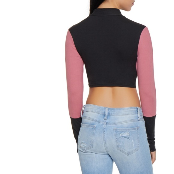 Cropped Zipper sweat - Picture 2 of 2